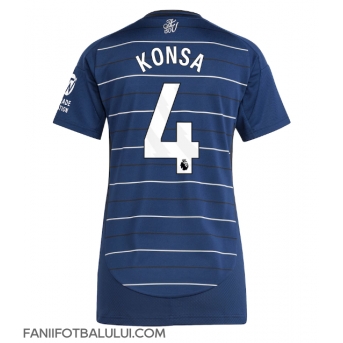 Aston Villa Ezri Konsa #4 Tricou Fotbal Replică 2024-25 Femei Treilea